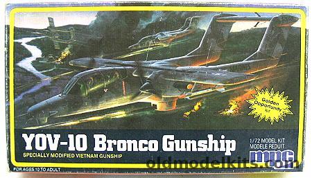 MPC 1/72 YOV-10D Marine Gunship -  (OV-10), 1-4110 plastic model kit